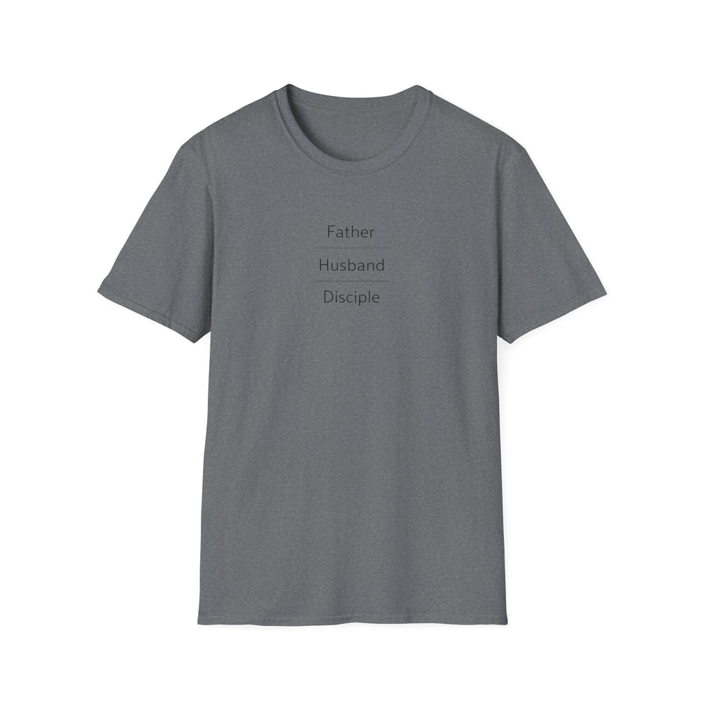Father Husband Disciple T-Shirt