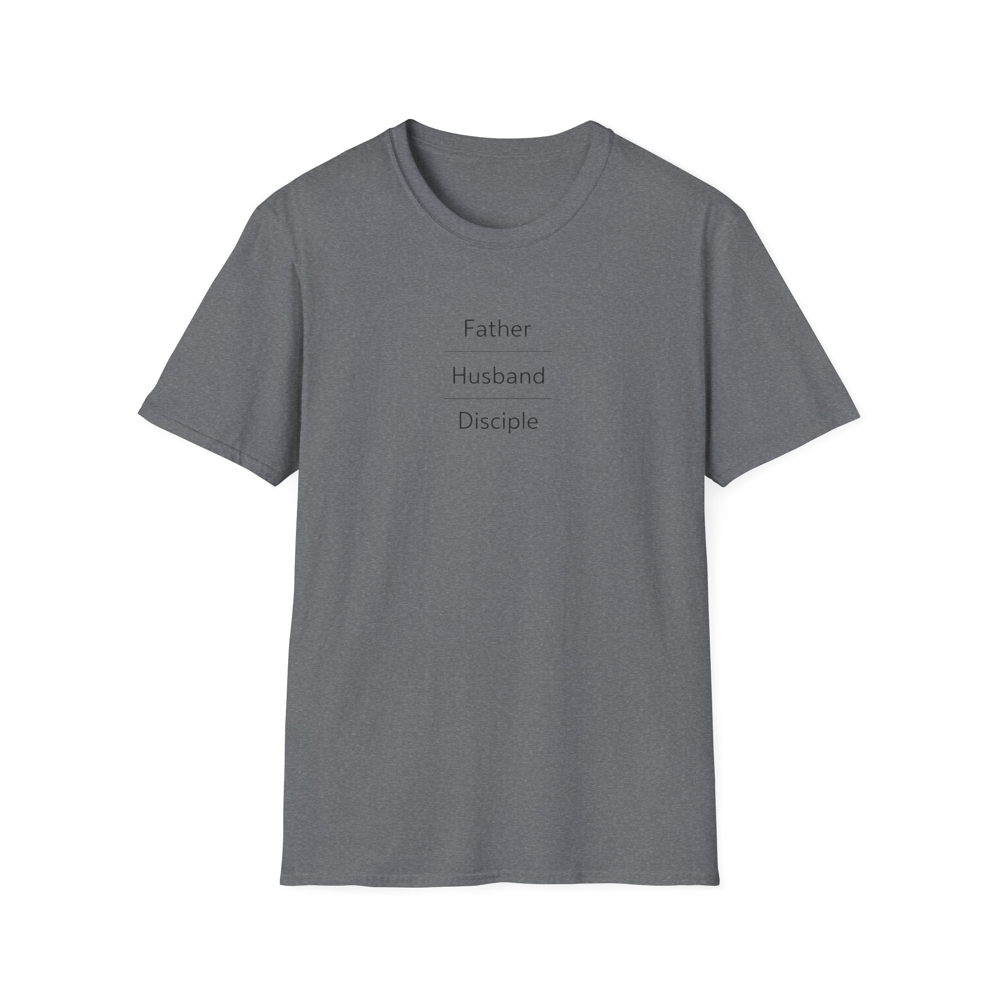 Father Husband Disciple T-Shirt