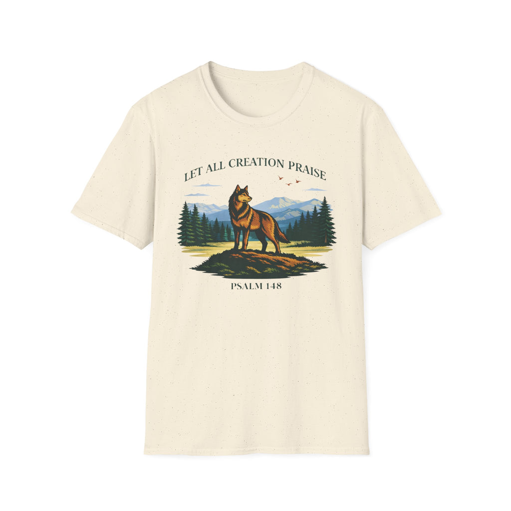 Let All Creation Praise (Wolf) T-Shirt