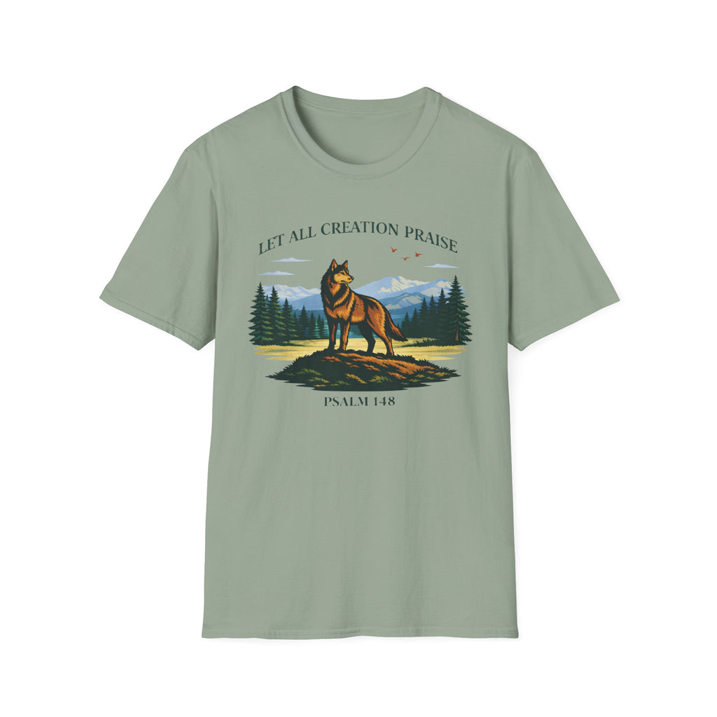 Let All Creation Praise (Wolf) T-Shirt