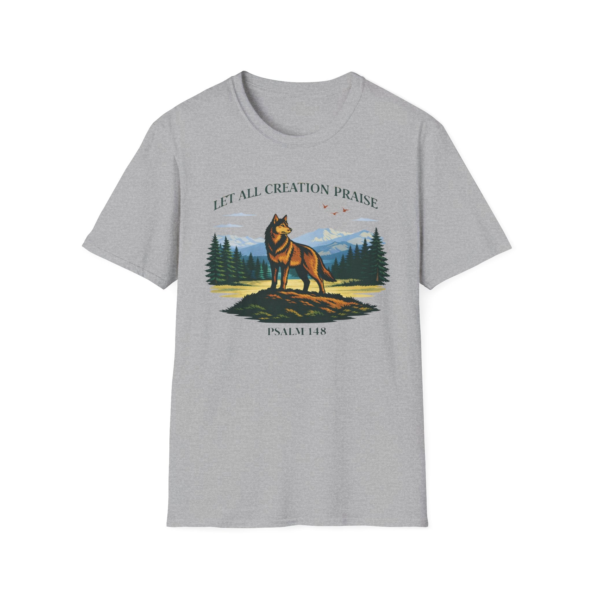 Let All Creation Praise (Wolf) T-Shirt